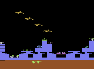 Strahlen der Teufelsvogel screenshot 2 for Atari 2600
